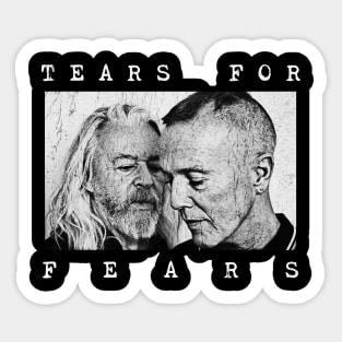 Retro Tears For Fears Sticker